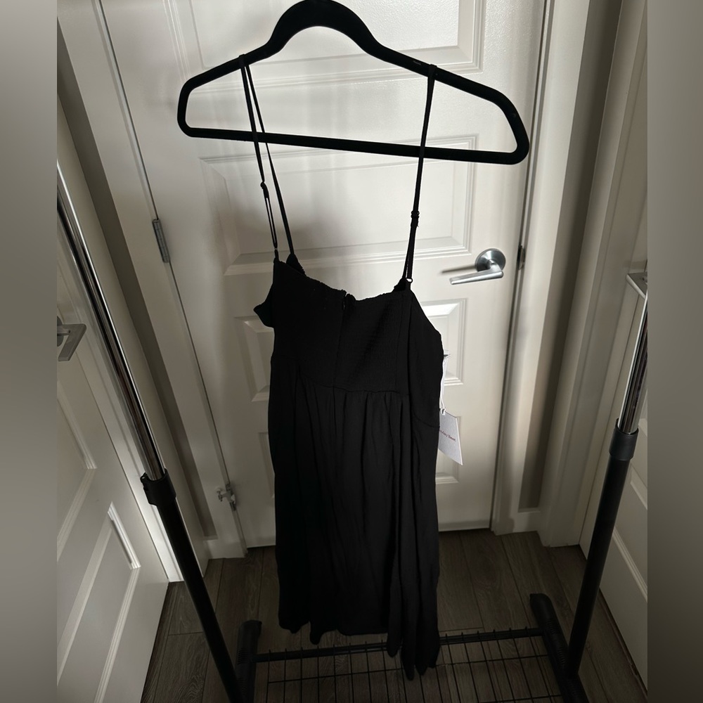 🆕 • NWT• Sunday Best Delilah Midi Dress, XL Colour: Black (Aritzia) 🖤🖤🖤 - Picture 4 of 9